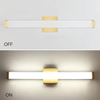 LED Bathroom Vanity Light fixtures 24in Metal Brass, 14W 4000K Natural White - Image 3