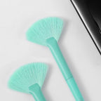 Docolor Fan Brush Professional Blush Brush Soft Vegan Synthetic Makeup Brush - Image 2