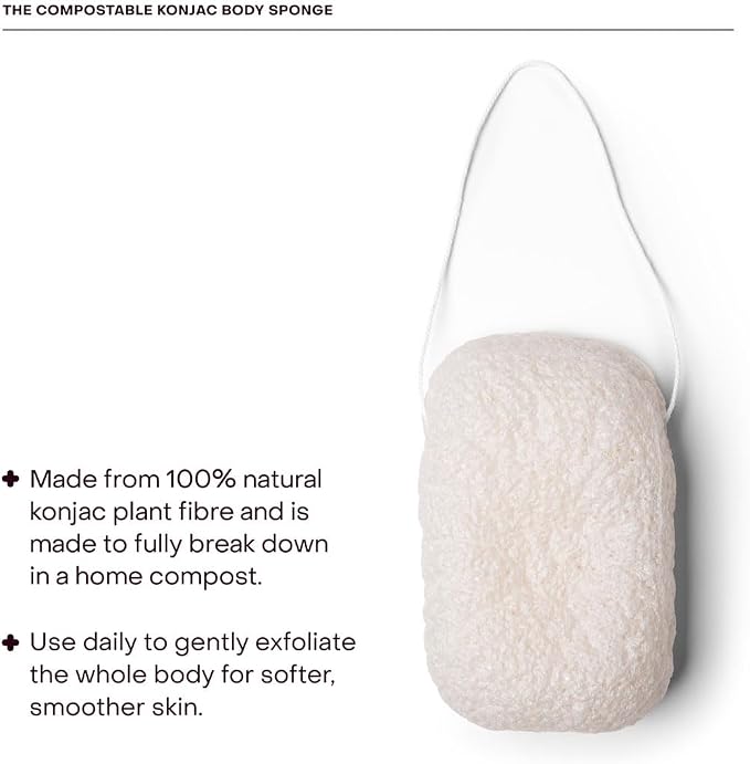 Everist The Compostable Konjac Sponge, 100% Natural Plant-Fiber Cleansing & - Image 2
