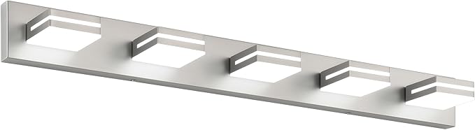 SineRise LED Modern Bathroom Vanity Light Fixtures, Brushed Nickel Modern by SINERISELIGHTING