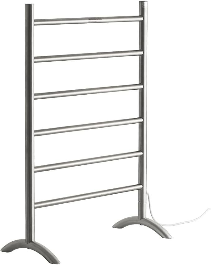 Freestanding Towel Warmer 6 Bars Plug-in Option 3 Working Modes by NORTTABATHDECOR