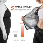 HOTSUIT Sauna Suit Women Machine Washable Sweat Sauna Jacket Pants Anti Rip - Image 4