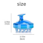 INVODA 2PCS Scalp Massager Shampoo Brush Soft Silicone Bristles - Image 3