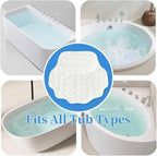 Super Thick Bath Pillow, Soft and Comfortable Bath Pillow, 4D mesh Fabric and 6 - Image 5