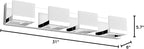 Tipace Dimmable Modern 4 Lights LED Vanity Light - Image 9