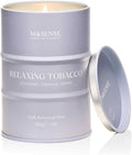 M&SENSE Tobacco Vanilla Scented Candles Natural Non Toxic, Aromatherapy Candle by MSENSE