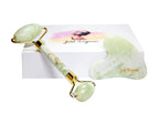 Jade Roller & Gua Sha Set Facial Beauty Tools, Face Roller Skin Massager - Image 2