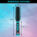 Conair Grip & Style Round Brush, Nylon Bristle Hair Brush - Image 4