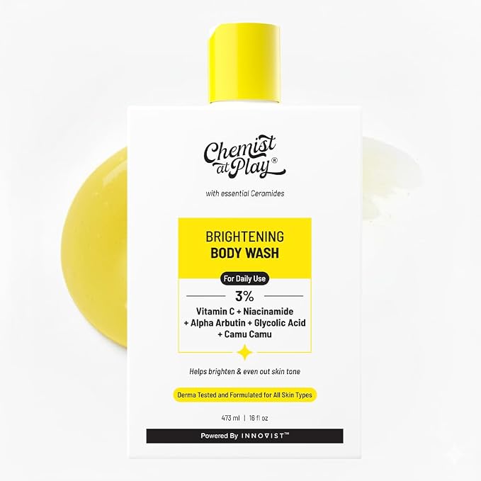 Chemist at Play Brightening Body Wash | Glowing Skin Vitamin C Bodywash | Helps by ChemistAtPlay