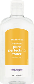 Amazon Basics Witch Hazel Pore Perfecting Toner, 100% Natural Distilled by AmazonBasics