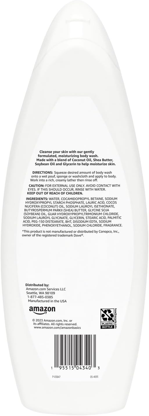 Amazon Basics Moisturizing Body Wash, Fresh Scent, Deep Moisture, Nourishing - Image 2