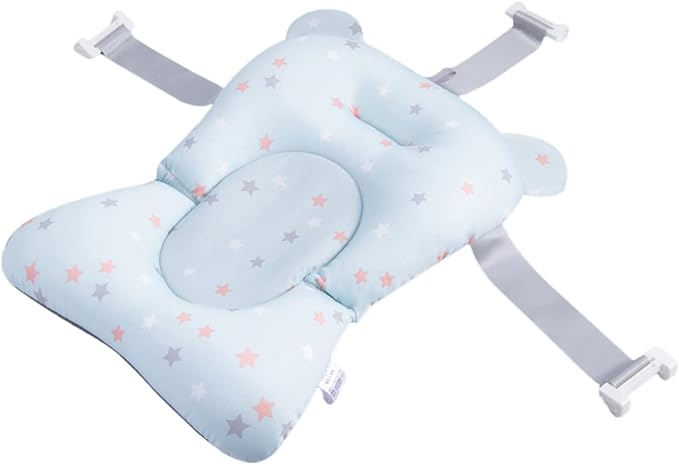 Baby Bath Cushion Pad Newborn Bathtub Mat Infant Bath Supporter Net Baby by Juaugusep