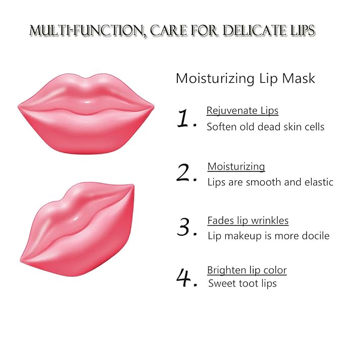 20Pcs Moisturizing/Plumping Lip Mask, Restores Moisture Mask - Image 2