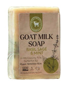 Honey Sweetie Acres Basil, Sage & MInt Goat Milk Soap by HoneySweetieAcres