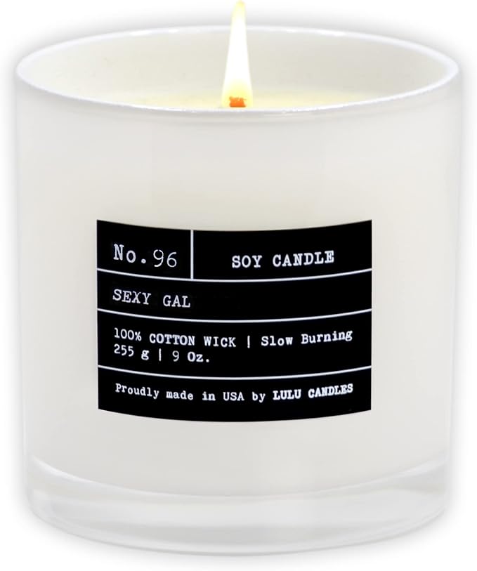 Lulu Candles | Sexy Gal | Luxury Scented Soy Jar Candle | Hand Poured in The by LULUCANDLES