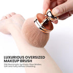 Body Makeup Brush Extra Large Oval Self Tanning Brush Multipurpose 74mm - Image 2