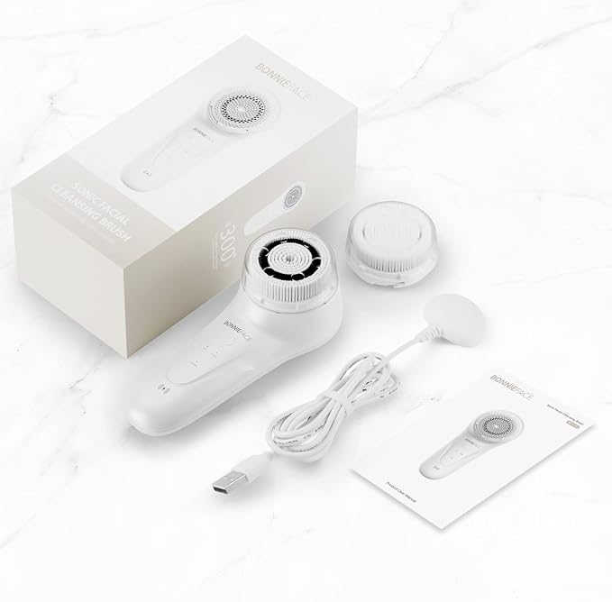 Sonic Facial Cleansing Brush for Deep and Through Facial Cleansing, Waterproof - Image 9