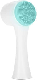 Cleansing Brush, Double Sided Clean & Exfoliating & Massage Soft, Silicon Face by Sonew