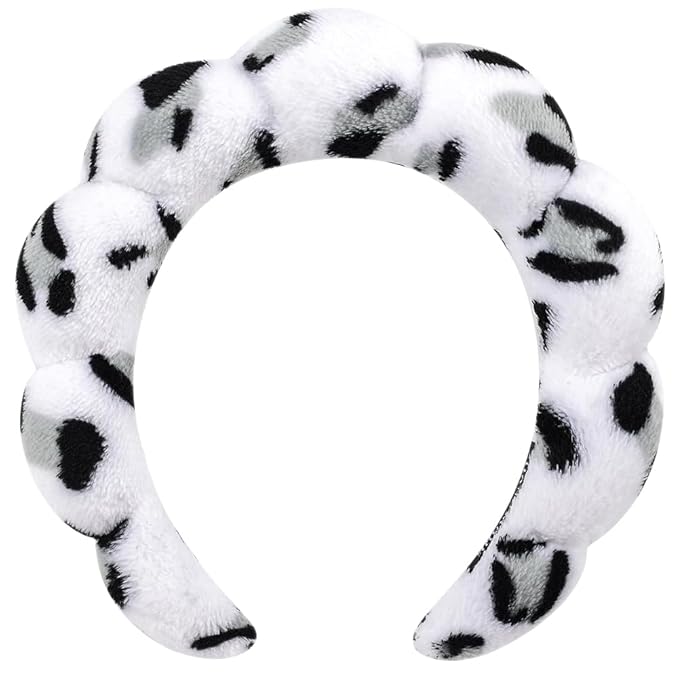 Spa Terry Cloth Headbands for Face Washing, Makeup Application, Skincare by HITMODASPAHEADBAND