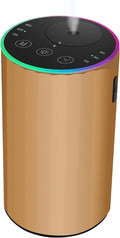 Waterless Essential Oil Diffuser, 7 Colors LED Light, Battery Powered Mini by konchile