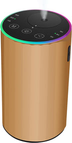 Waterless Essential Oil Diffuser, 7 Colors LED Light, Battery Powered Mini by konchile