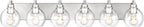 Bathroom Light Fixtures, 6 Light Brushed Nickel Vanity Light, 38 Inch Modern by Metwet