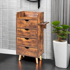 OmySalon 4 -Layer Salon Station Storage Cabinet, Beauty Barber Styling Stations - Image 6