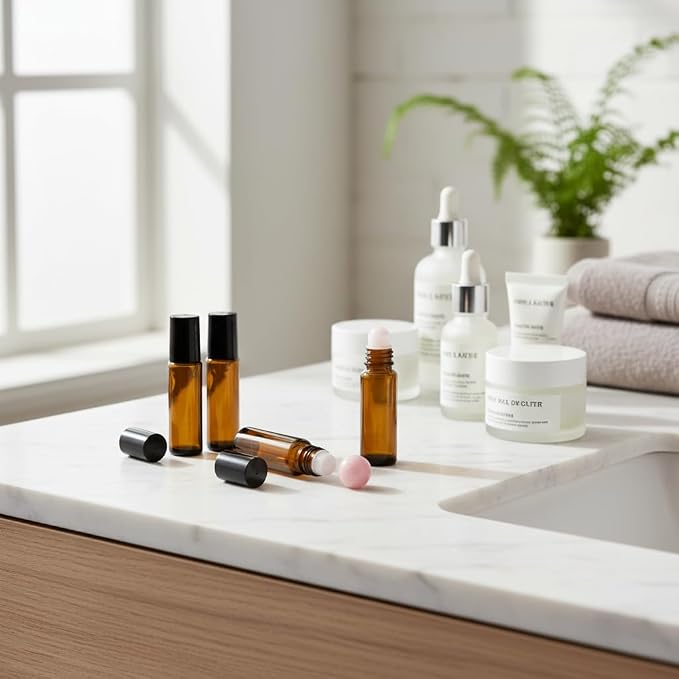 4 PACK Roller Bottles for Essential Oils - Image 3