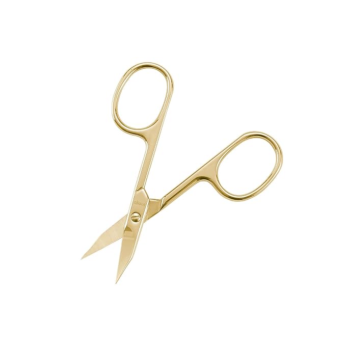 LIVINGO Sharp Curved Nail Cuticle Scissors, Premium Stainless Steel Blade - Image 3