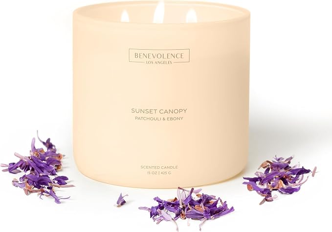 Patchouli & Ebony – Benevolence LA 3-Wick Fall Scented Candle by BenevolenceLA