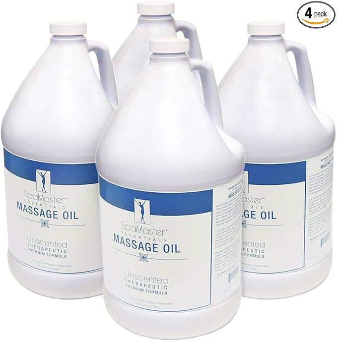 Master Massage - Organic, Vitamin-Rich and Water-Soluble Massage Oil - 4 Gallon by MasterMassage