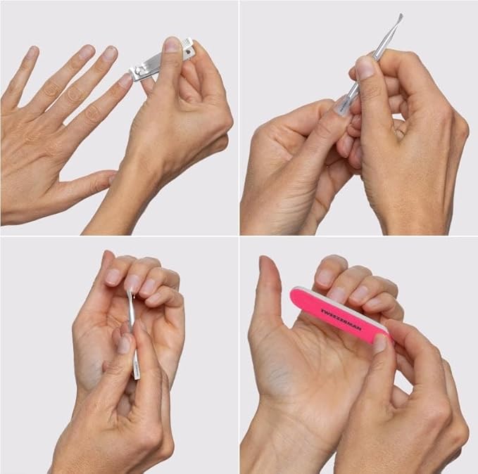 Tweezerman Mini Neon Nail Care Kit - Image 4