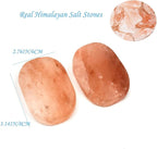 2 Pcs Himalayan Salte Stones Hot Massage Stones Set Warm Rocks Kit - Image 2
