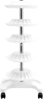Nail Polish Trolley Organizer, 5 Tiers 360° Rotating Tray Nail Polish Spinning - Image 3