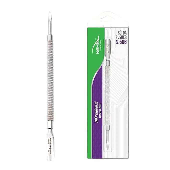 NGHIA Pusher - S-506 | Double–Ended Nail Cleaner and Spoon Pusher | Premium by NGHIANippers
