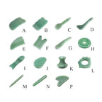 Gua Sha Facials Tools for Eyes Massage Tools Board Natural Jade Stone for SPA - Image 9