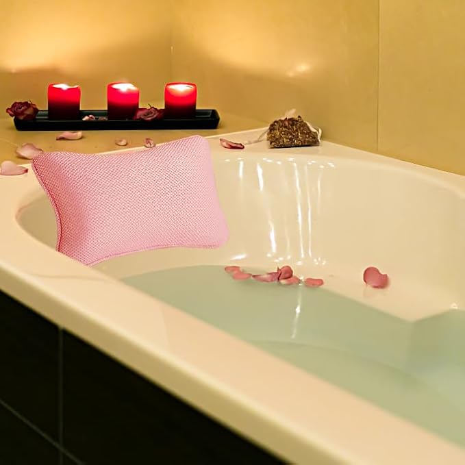 Bath Pillow for Tub, Non Slip by JXMNTEX
