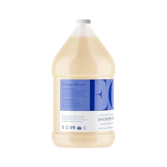 EO Shower Gel Refill, 1 Gallon, French Lavender, body wash made - Image 2