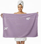 KEEPOZ Cotton Hair Towel Quick Dry Hair Towel Hair Drying Towels Suitable - Image 3