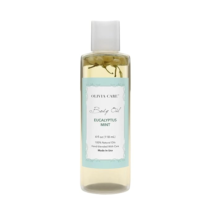 Olivia Care Body Oil Eucalyptus Mint Vegan & Natural | Hydrating & Moisturizing by OLIVIACARE