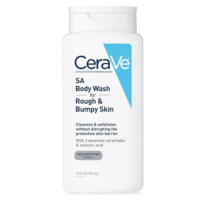 CeraVe Body Wash with Salicylic Acid, Fragrance Free Body Wash to Exfoliate by CeraVe
