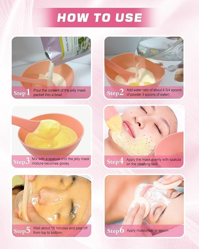 Jelly Mask for Facials Professional Natural Gel Masks - Image 4