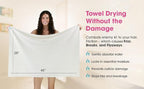 Hair RePear The Ultimate Hair Towel – Generous 29" x 45" Premium Cotton Hair - Image 6