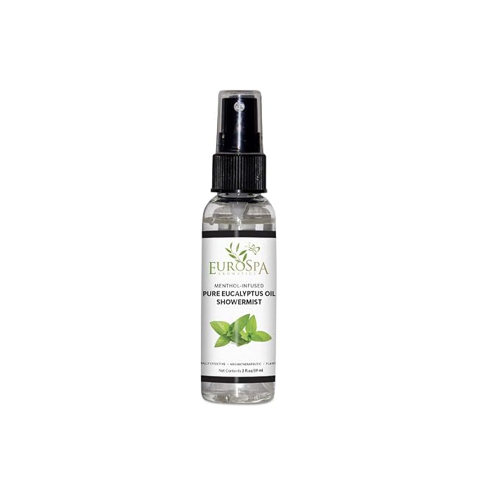 EuroSpa Aromatics Pure Eucalyptus Oil ShowerMist and Steam Room Spray, by EuroSpa+Aromatics