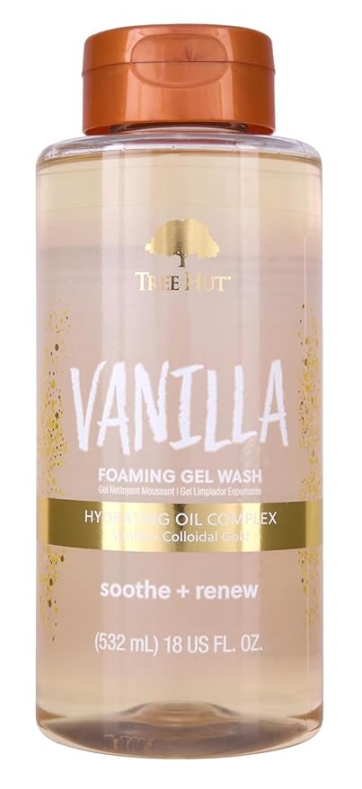Tree Hut Vanilla Foaming Gel Wash, Mothers Day Gifts, Moisturizing & Hydrating by TreeHut