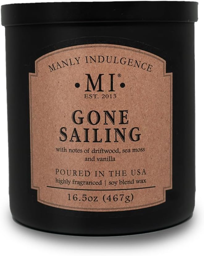 Manly Indulgence Gone Sailing Scented Candles by ManlyIndulgence