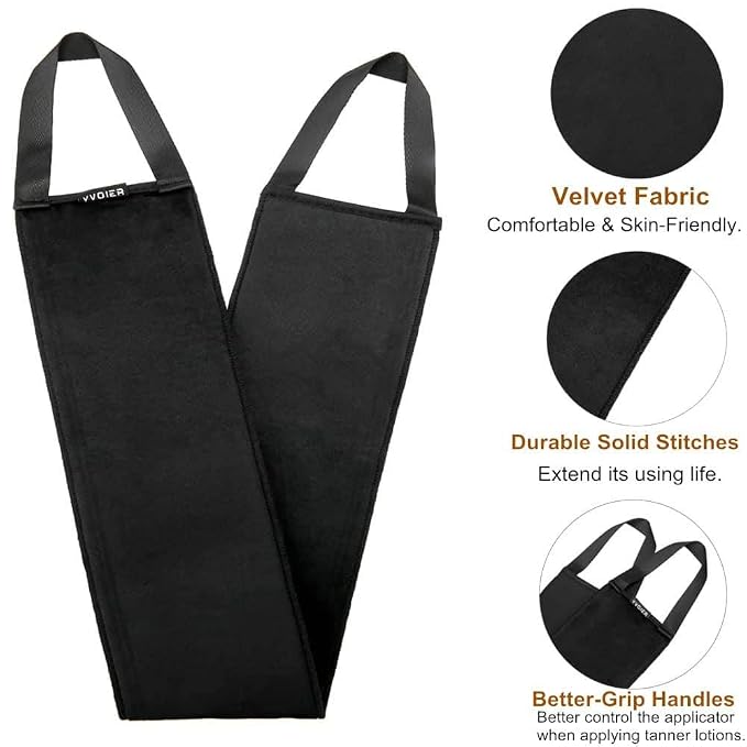 Yvoier Double-Side Used Self Tanner Back Applicator, Non-Absorbent Lotion - Image 3