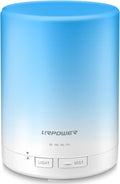 URPOWER 300ml Essential Oil Diffuser: Ultrasonic Aromatherapy Diffuser Quiet by URPOWER