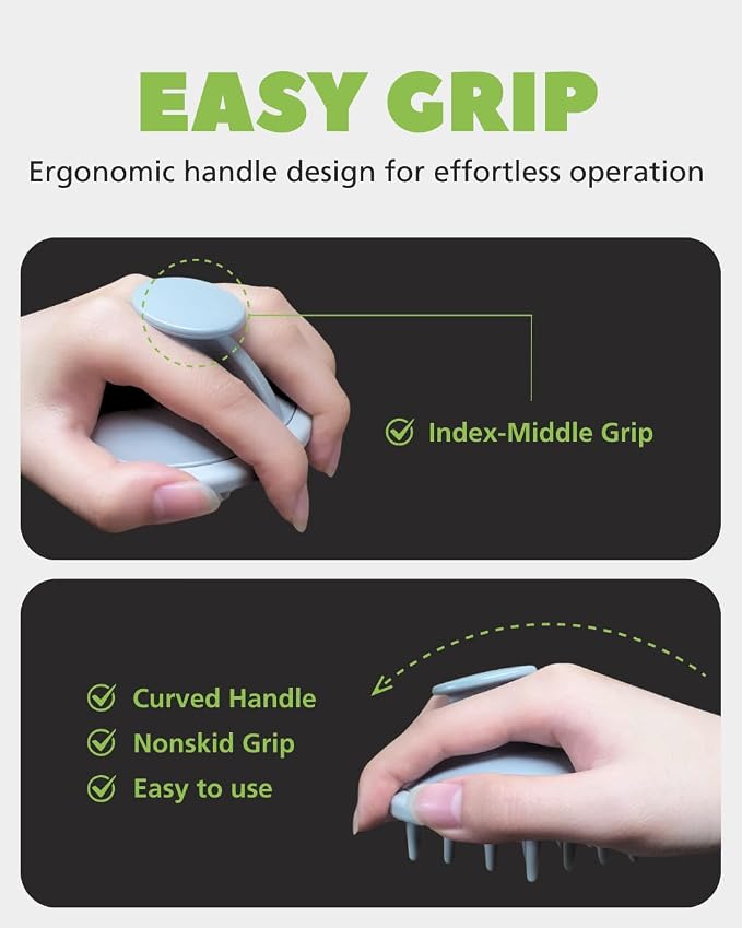 Scalp Hair Massager Shampoo Brush 2-Pack, Scalp Scrubber Set - Image 2