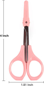 Eyebrow Grooming Scissors 4 Inches Curved Small Craft Lash Scissor - Image 2